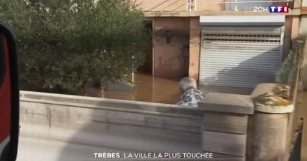 Trèbes - AUDE - TRÈBES - Trèbes, la ville la plus touchée par les inondations dans l'Aude