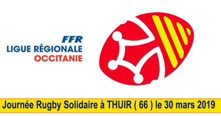 Thuir - THUIR ( 66 )    Journée Rugby Solidaire Samedi 30 Mars 