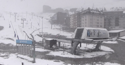 Font Romeu - PYRÉNÉES-ORIENTALES - FONT ROMEU - LA NEIGE FAIT SON RETOUR AU MOIS DE JUIN !