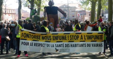 Lavaur - Grosse mobilisation citoyenne pour dénoncer les pratiques illégales des vergers de Fontorbe
