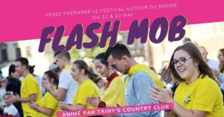 Servian - Préparation d'un flash mob à Servian !