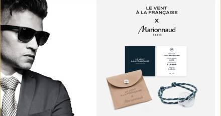 Mode Fashion Homme - Collaboration Le Vent à la Française et Marionnaud : Pour la fête des pères, on gâte Papa avec le bracelet éco-conçu...