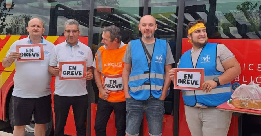 BASSIN DE THAU - Deuxième semaine de grève chez Kéolis Méditerranée sur Séte Frontignan et Agde