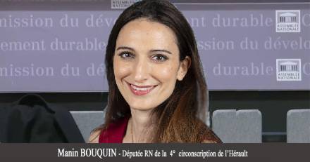 Mèze - Bassin de Thau - Manon Bouquin intègre la Commission du développement durable et de l'aménagement du territoire à l'Assemblée nationale