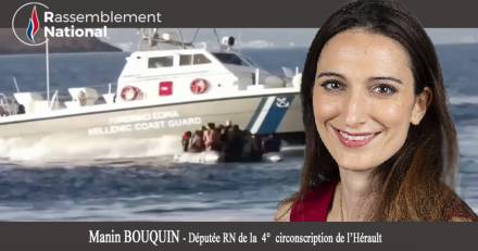 BASSIN DE THAU - Frontex subvertie de l'intérieur : la députée de l'Hérault Manon Bouquin alerte le gouvernement