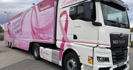 Montpellier - Un camion MAN pour l'Association Montpellier Hérault pour le Dépistage du Cancer du Sein