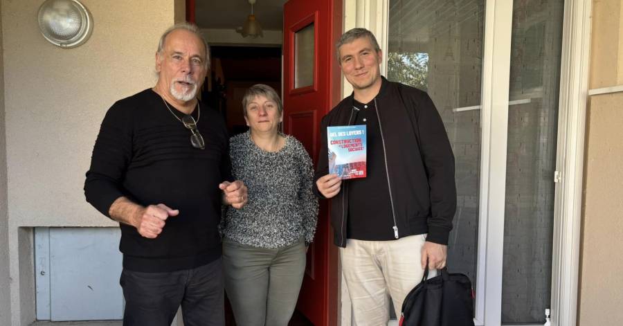 Tarn et garonne - Julien Sueres à l'écoute des locataires de Saint-Aignan : « Il est urgent de geler les loyers »