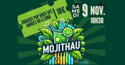 Pinet - Le groupe MOJITHAU sera  en concert au foyer des campagnes le 9 novembre, à 18 h