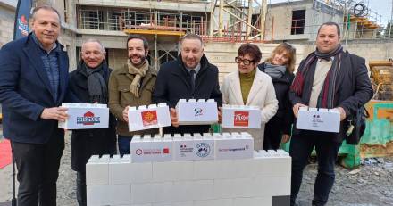 Tarn - Pose de 1ère pierre de lla résidence intergénérationnelle « Les Jardins de Sabo »