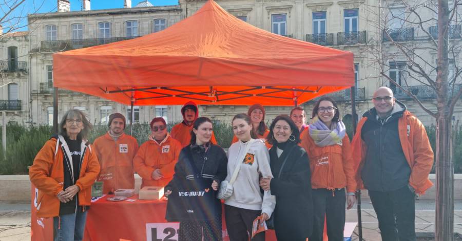 Montpellier - L214 - Veganuary 2025